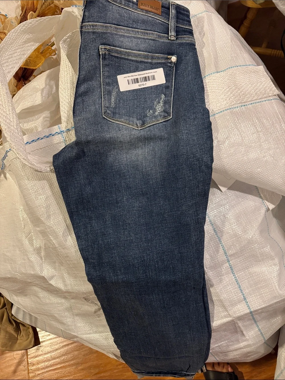 Judy Blue Women's Dark Blue Straight Leg Jeans